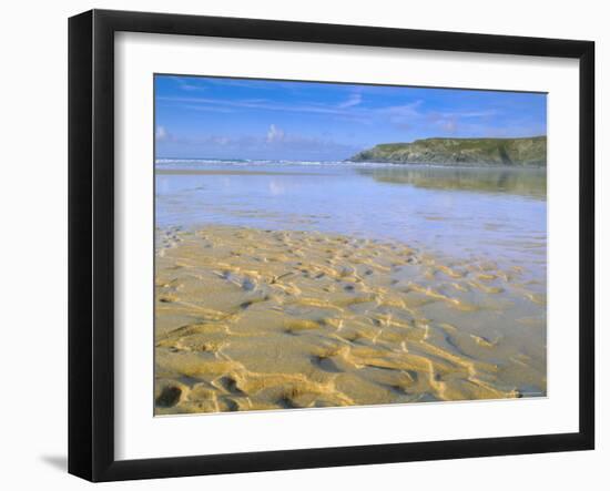 Holywell Bay Near Newquay, Cornwall, England,UK-John Miller-Framed Photographic Print