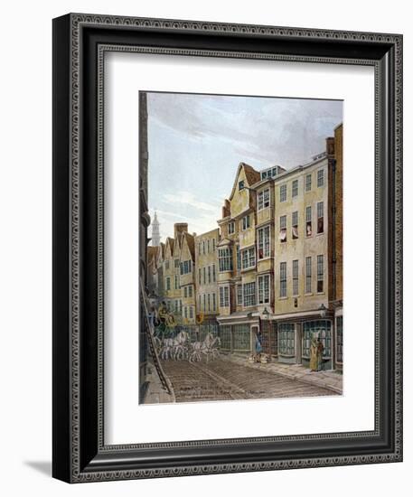 Holywell Street, Westminster, London, 1816-Robert Blemmell Schnebbelie-Framed Giclee Print