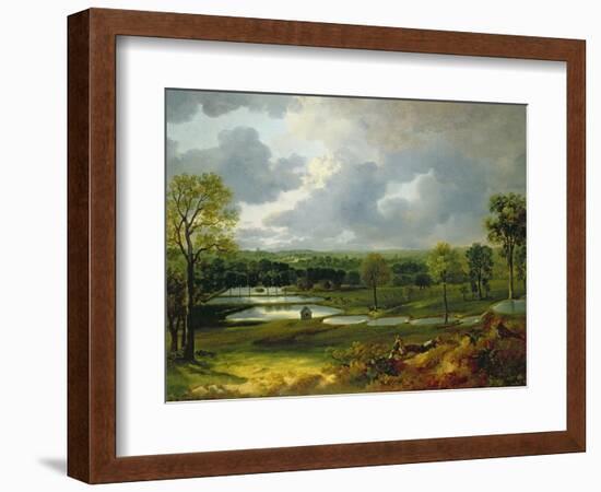 Holywells Park, Ipswich, 1748-50-Thomas Gainsborough-Framed Giclee Print