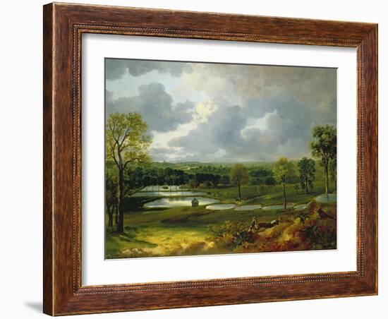 Holywells Park, Ipswich, 1748-50-Thomas Gainsborough-Framed Giclee Print