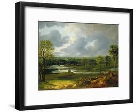 Holywells Park, Ipswich, 1748-50-Thomas Gainsborough-Framed Giclee Print