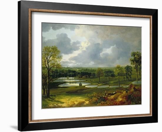 Holywells Park, Ipswich, 1748-50-Thomas Gainsborough-Framed Giclee Print