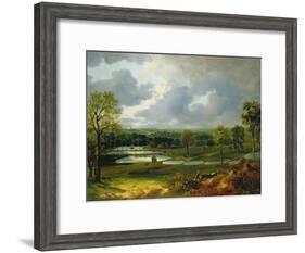 Holywells Park, Ipswich, 1748-50-Thomas Gainsborough-Framed Giclee Print