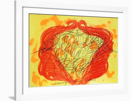 Homage a Hercule Seghers-Jean Messagier-Framed Limited Edition