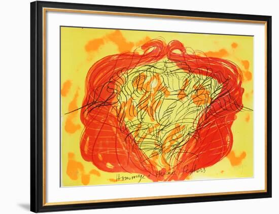 Homage a Hercule Seghers-Jean Messagier-Framed Limited Edition