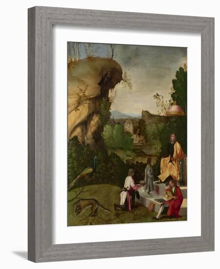 Homage to a Poet, Early16th C-Giorgione-Framed Giclee Print