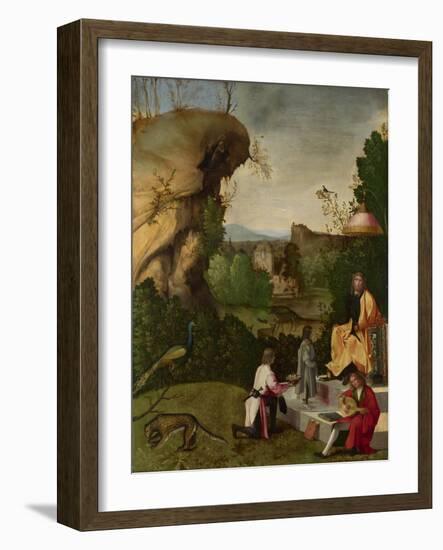 Homage to a Poet, Early16th C-Giorgione-Framed Giclee Print