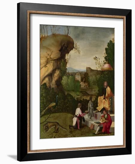 Homage to a Poet, Early16th C-Giorgione-Framed Giclee Print