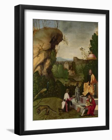 Homage to a Poet, Early16th C-Giorgione-Framed Giclee Print