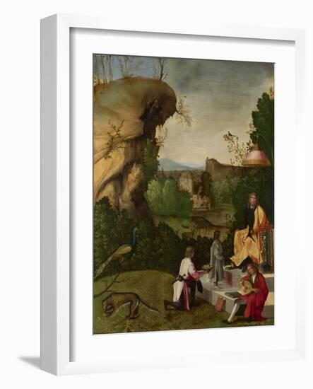 Homage to a Poet, Early16th C-Giorgione-Framed Giclee Print