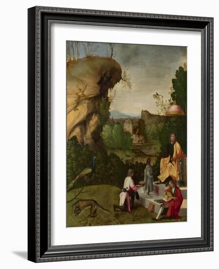 Homage to a Poet, Early16th C-Giorgione-Framed Giclee Print