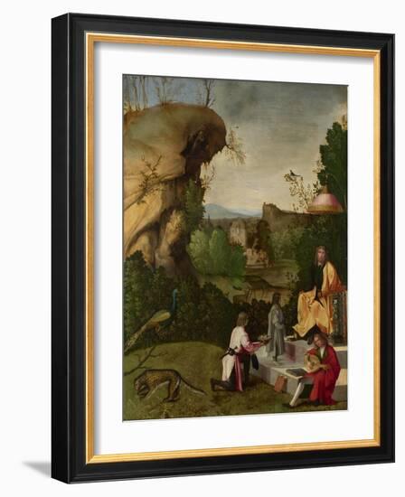 Homage to a Poet, Early16th C-Giorgione-Framed Giclee Print