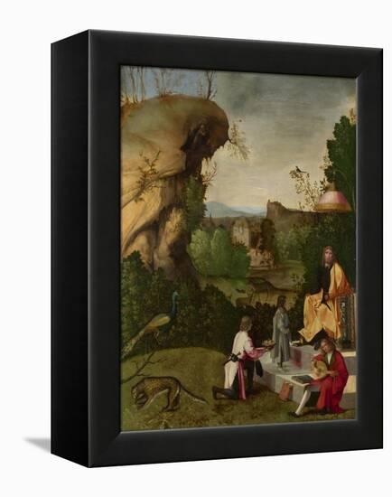 Homage to a Poet, Early16th C-Giorgione-Framed Premier Image Canvas