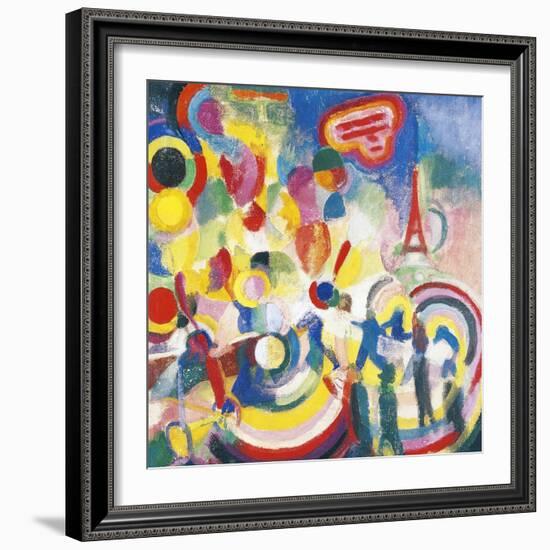 Homage to Bleriot, 1914-Robert Delaunay-Framed Giclee Print