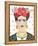 Homage to Frida Bright-Farida Zaman-Framed Stretched Canvas