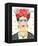 Homage to Frida Bright-Farida Zaman-Framed Stretched Canvas