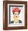 Homage to Frida Bright-Farida Zaman-Framed Art Print