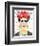 Homage to Frida Bright-Farida Zaman-Framed Art Print