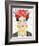 Homage to Frida Bright-Farida Zaman-Framed Art Print