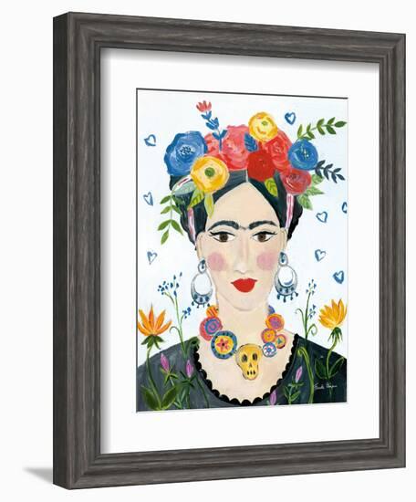 Homage to Frida II Bright-Farida Zaman-Framed Premium Giclee Print