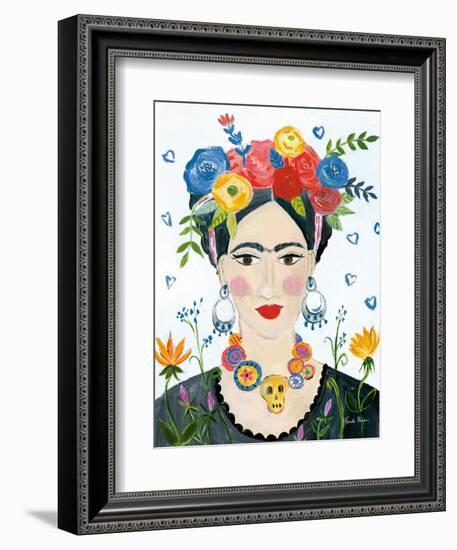 Homage to Frida II Bright-Farida Zaman-Framed Premium Giclee Print