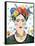 Homage to Frida II Bright-Farida Zaman-Framed Stretched Canvas