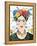 Homage to Frida II Bright-Farida Zaman-Framed Stretched Canvas