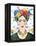 Homage to Frida II Bright-Farida Zaman-Framed Stretched Canvas