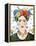 Homage to Frida II Bright-Farida Zaman-Framed Stretched Canvas