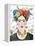 Homage to Frida II Bright-Farida Zaman-Framed Stretched Canvas