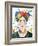 Homage to Frida II Bright-Farida Zaman-Framed Art Print