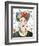 Homage to Frida II Bright-Farida Zaman-Framed Art Print