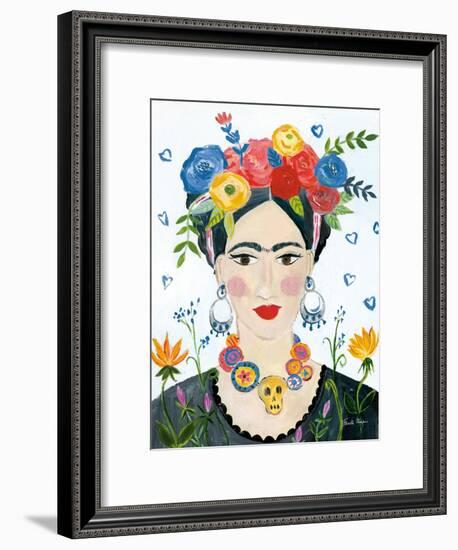 Homage to Frida II Bright-Farida Zaman-Framed Art Print