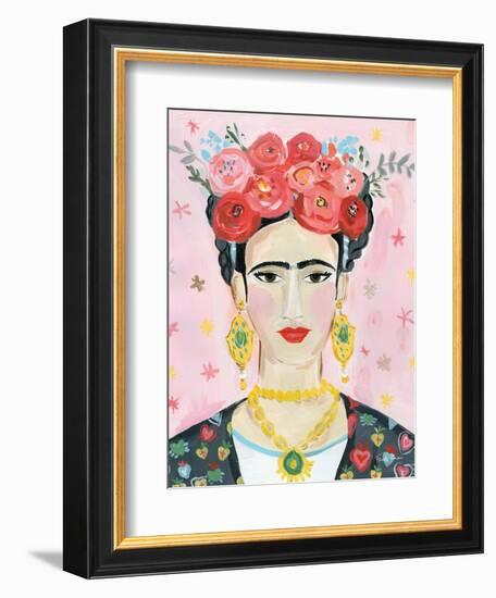 Homage to Frida-null-Framed Art Print