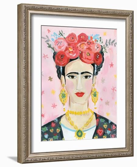 Homage to Frida-null-Framed Art Print