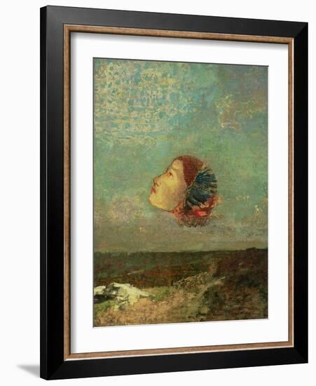 Homage to Goya, circa 1895-Odilon Redon-Framed Giclee Print