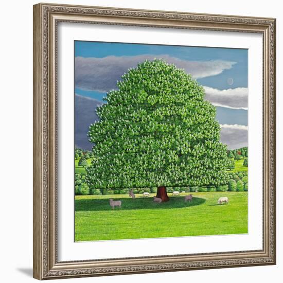 Homage to Horse Chestnut Tree, 2012-Liz Wright-Framed Giclee Print