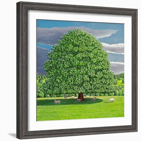 Homage to Horse Chestnut Tree, 2012-Liz Wright-Framed Giclee Print