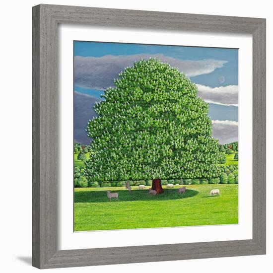 Homage to Horse Chestnut Tree, 2012-Liz Wright-Framed Giclee Print