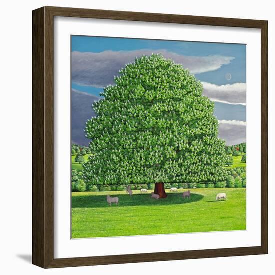 Homage to Horse Chestnut Tree, 2012-Liz Wright-Framed Giclee Print