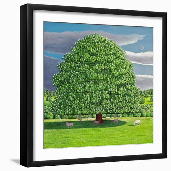 Homage to Horse Chestnut Tree, 2012-Liz Wright-Framed Giclee Print