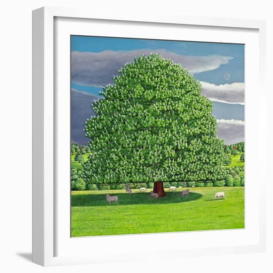 Homage to Horse Chestnut Tree, 2012-Liz Wright-Framed Giclee Print