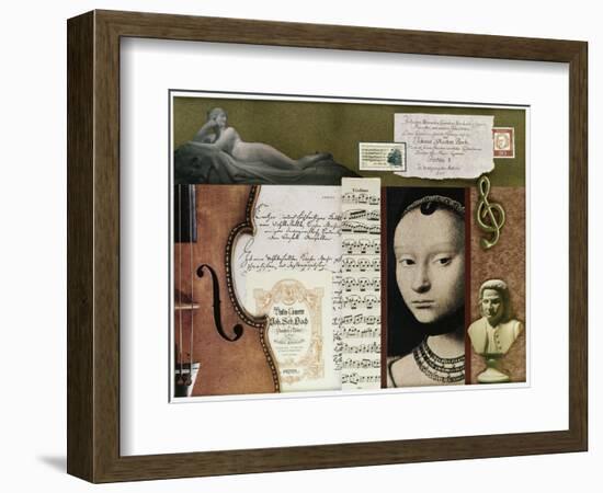 Homage to Js Bach-Gerry Charm-Framed Giclee Print