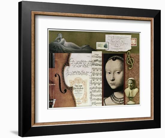 Homage to Js Bach-Gerry Charm-Framed Giclee Print