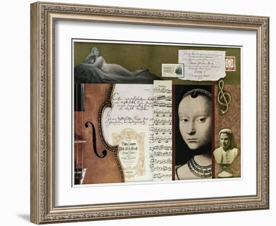 Homage to Js Bach-Gerry Charm-Framed Giclee Print