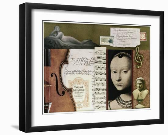 Homage to Js Bach-Gerry Charm-Framed Giclee Print