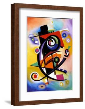 Homage to Kandinsky-Alfred Gockel-Framed Art Print