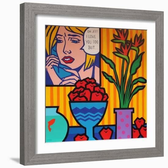 Homage to Lichtenstein and Wesselman-John Nolan-Framed Giclee Print