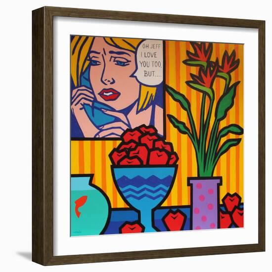 Homage to Lichtenstein and Wesselman-John Nolan-Framed Giclee Print