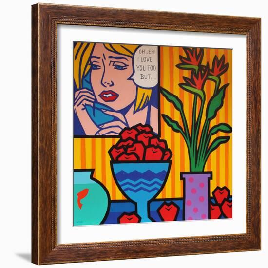 Homage to Lichtenstein and Wesselman-John Nolan-Framed Giclee Print